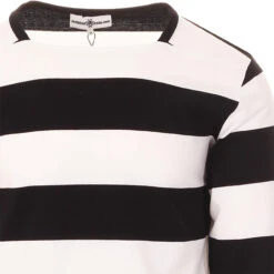 Ally Pally Mod Straight Neck Tee R -Fashion House Store madcap ally pally black white 02 08126.1661269990