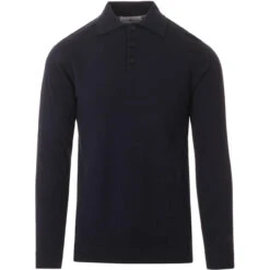 Brando 1960s Mod Knitted Polo (BF) -Fashion House Store madcap brando navy 01 92335.1661271597 6