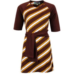 Cilla 60s Mod Stripe Dress W/ Scarf -Fashion House Store madcap cilla dress new8 14580.1661271270
