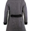 Hepburn 60s Mod Op Art A-Line Coat -Fashion House Store madcap circle flower jacquard jacket 5 12907.1661270840