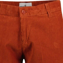 Psycho Mod Slim Cord Trousers RUST -Fashion House Store madcap cord trousers rust detail 76435.1661260360 3