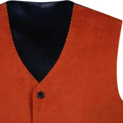 Manero Retro 70s Cord Waistcoat (B) -Fashion House Store madcap cord waistcoat rust detail 37714.1661260454
