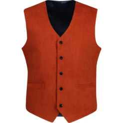 Manero Retro 70s Cord Waistcoat (N) 15 Manero Retro 70s Cord Waistcoat (N) -Fashion House Store madcap cord waistcoat rust front 85780.1661260452 2