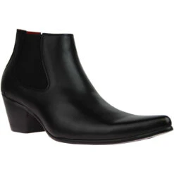 Enforcer Mod Cuban Chelsea Boots -Fashion House Store madcap cuban heel boots black main 28676.1661265402