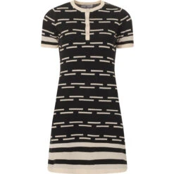 Zinnia Retro Mod Dash Knitted Dress -Fashion House Store madcap dash knitted dress pirate front 59405.1661260997