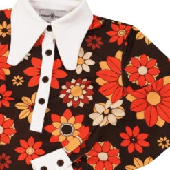 Daydream Paisley Surf Polo Dress -Fashion House Store madcap daydeamer floral dress brown det2 34751.1661261431