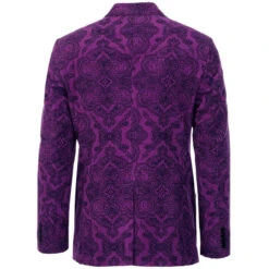Paisley Rave Cord 3 Button Blazer T -Fashion House Store madcap englamd hendrix cord paisley blazer grape 1 14593.1661263931 1