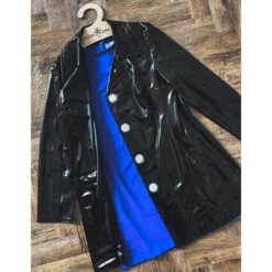 Jackie MADCAP Made In England Retro 60s Raincoat Y -Fashion House Store madcap england 60s plastic mac black1 94437.1661270752