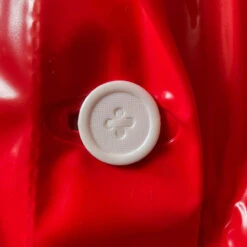 Robin Mod 2 Tone PVC Raincoat (W/B) -Fashion House Store madcap england 60s plastic mac red white3 39188.1661262297 4