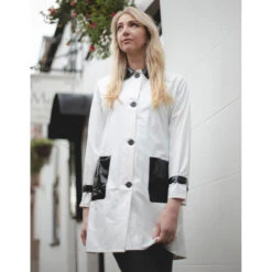 Robin Mod 2 Tone PVC Raincoat (Red) -Fashion House Store madcap england 60s raincoat white1 83238.1661262312 2