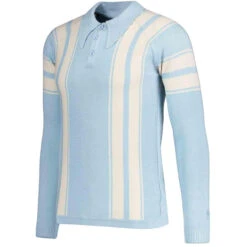 Acid Test Mod LS Big Collar Polo WS -Fashion House Store madcap england acid test knitted polo winter sky 3 23442.1668163884 3