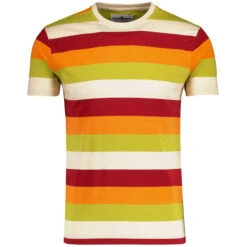 Beatcomber Retro Surf Stripe T-shirt In McCartneys Tie -Fashion House Store madcap england beatcomber mccartneys tie tee mc515 2 10158.1693991856