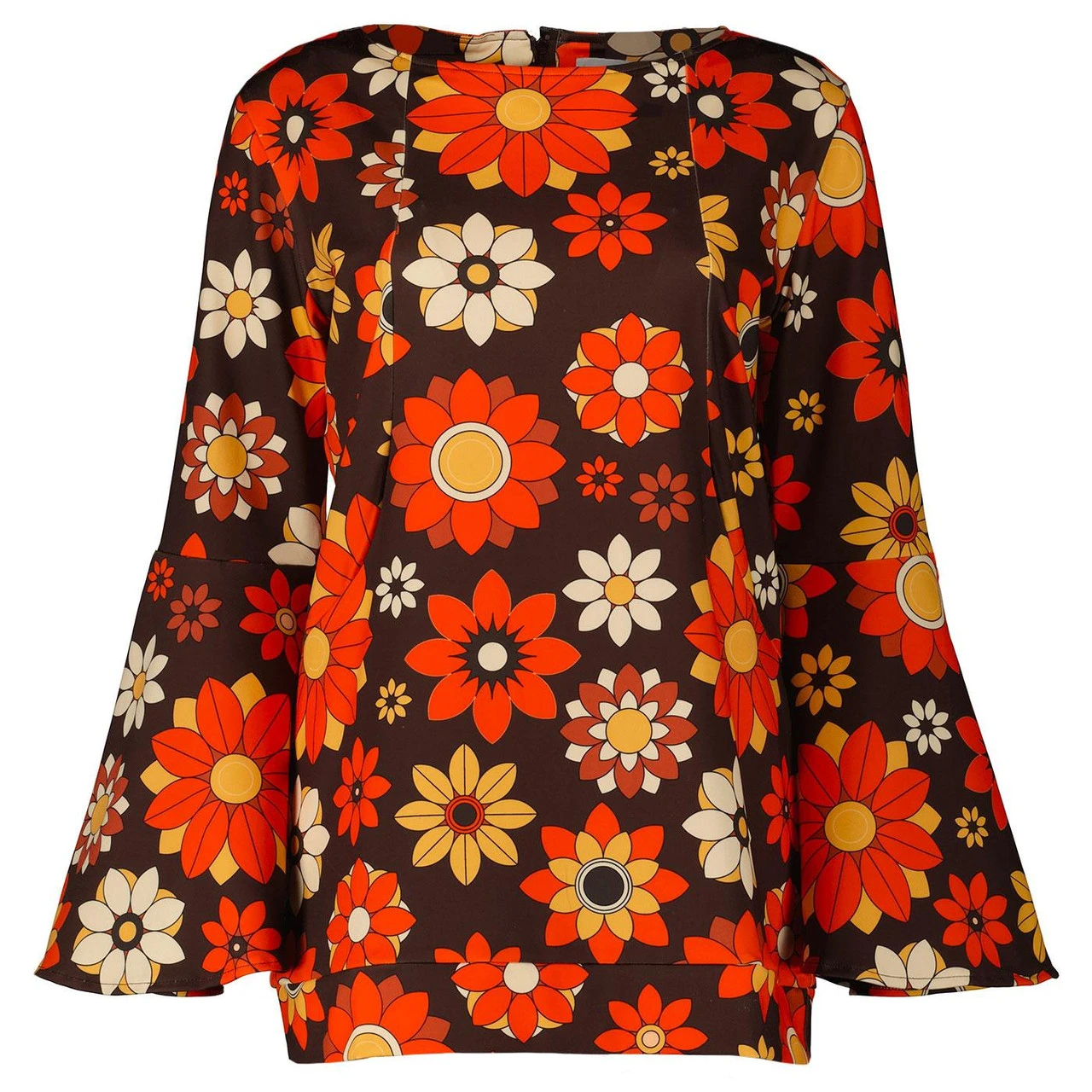 Stargaze 70s Flower Bell Sleeve Top 6 Stargaze 70s Flower Bell Sleeve Top - Image 4