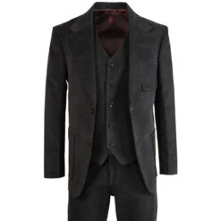 Montana Retro 70s Cord Blazer RUST -Fashion House Store madcap england black cord suit close up 1 39812.1661260485 2