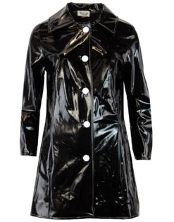 Jackie MADCAP Made In England Retro 60s Raincoat M -Fashion House Store madcap england black pvc coat 3 61468.1661270744 5