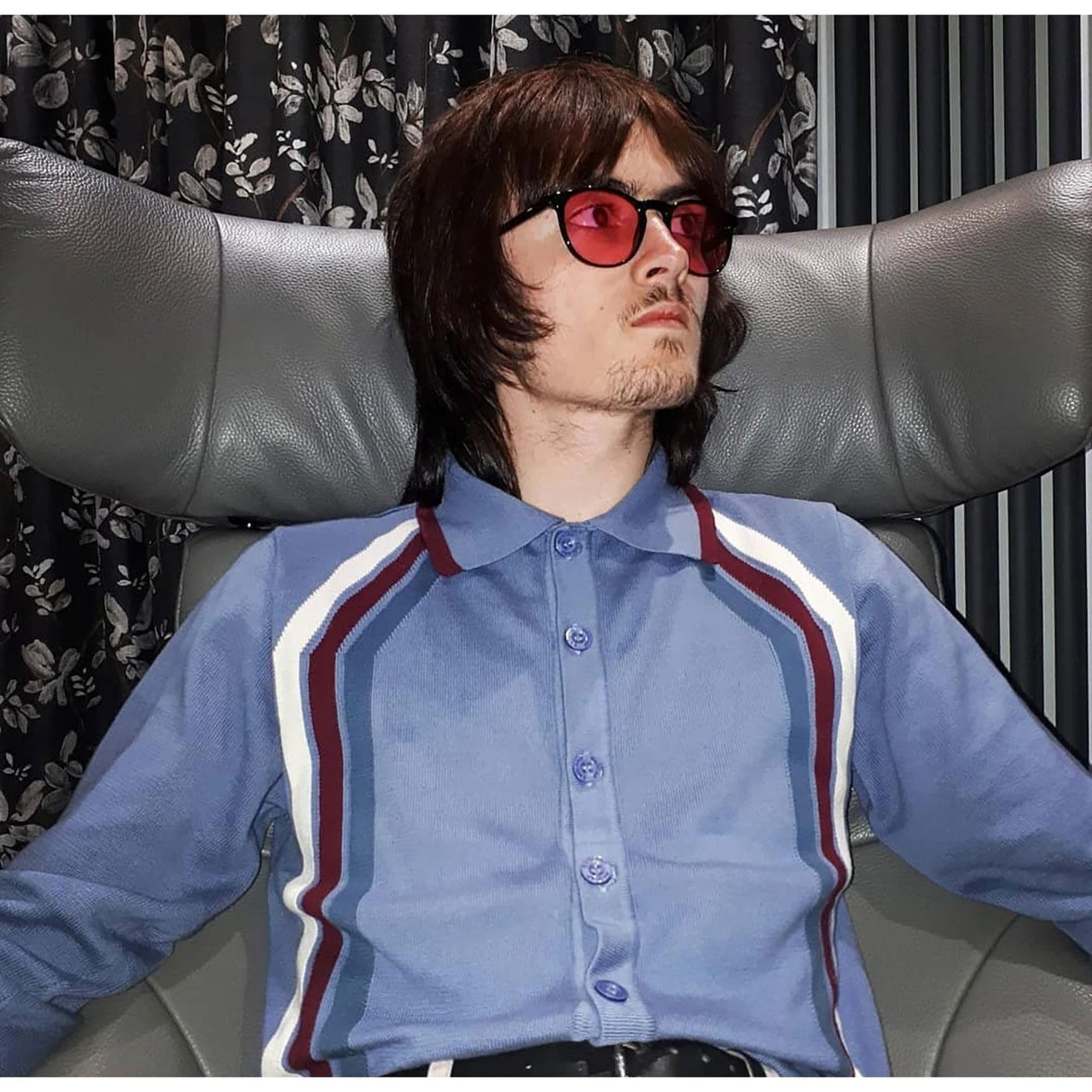 Blast Mod Stripe Polo Cardigan (FL) 8 Blast Mod Stripe Polo Cardigan (FL) - Image 6