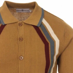 Blast Mod Stripe Polo Cardigan (FL) 28 Blast Mod Stripe Polo Cardigan (FL) -Fashion House Store madcap england blast polo cardigan fall leaf 3 71646.1661264807