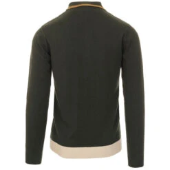 Blast Mod Stripe Polo Cardigan (R) -Fashion House Store madcap england blast polo cardigan rosin 1 78060.1661264791 2