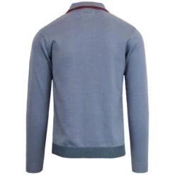 Blast Mod Stripe Polo Cardigan (R) -Fashion House Store madcap england blast stripe polo cardigan flintstone 2 25347.1661265808 2