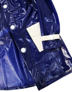 Robin Mod 2 Tone PVC Raincoat BLUE -Fashion House Store madcap england blue white pvc coat 1 73522.1664286959