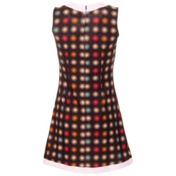 Blur Centre Stripe 60s Mod Dress -Fashion House Store madcap england blur optical dot dress5 04758.1661263448