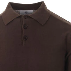Brando 1960s Mod Knitted Polo (Z)