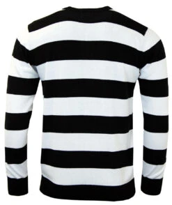 Jones 60s Mod Block Stripe Jumper R -Fashion House Store madcap england brian jones blackwhite1 91971.1661338397 1