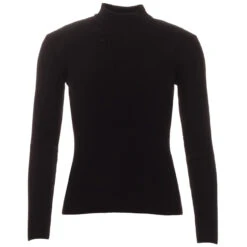 Brigitte Ribbed Turtleneck Top (MO) -Fashion House Store madcap england brigitte ribbed turtleneck jumper black 1 02272.1661264144 2