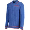 Coltrane Mod Jacquard Knit Polo Z -Fashion House Store madcap england coltrane jacqaurd polo federal blue 2 94303.1683192620 1