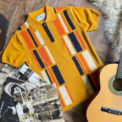 Comet Retro 60s Mod Polo Shirt (B) 31 Comet Retro 60s Mod Polo Shirt (B) -Fashion House Store madcap england comet polo gold7 90415.1661261163