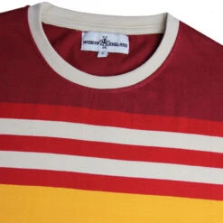 Cosmo Retro 1970s Stripe T-shirt -Fashion House Store madcap england cosmo retro stripe tee russet 2 21836.1661266426 1