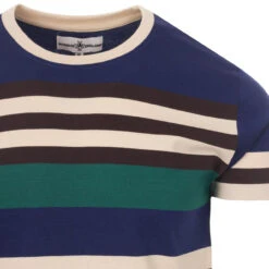 Cosmo Retro 1970s Stripe T-shirt BB -Fashion House Store madcap england cosmo stripe tee beacon 3 13791.1661261790