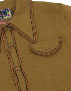 Crawdaddy Micro Dash LS Polo (SG) -Fashion House Store madcap england crawdaddy long sleeve 2 42104.1661270539