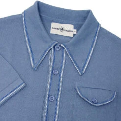 Crawdaddy Micro Dash Knit Polo (IP) -Fashion House Store madcap england crawdaddy polo blue 5 00821.1661266153 3