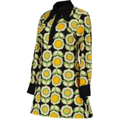 Daydream Retro Flower Polo Dress -Fashion House Store madcap england daydream dress green5 53279.1661261413 1