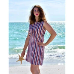 Isetta 60s Mod Bubble Stripe Dress -Fashion House Store madcap england deckchair dress1 61513.1661266772