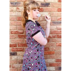 Dollierocker Op Art 1960s Mod Dress -Fashion House Store madcap england dollierocker op art pink1 63035.1661263506 1