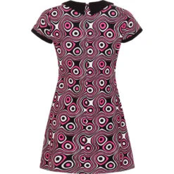 Dollierocker Op Art 1960s Mod Dress -Fashion House Store madcap england dollierocker op art pink4 11162.1661263510 1
