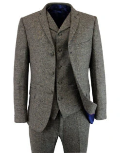 Mod Donegal 3 Button Suit Jacket -Fashion House Store madcap england donegal suit outfit 2 04485.1661271060