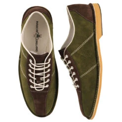The Dude Mod Suede Bowling Shoes N -Fashion House Store madcap england dude bowling shoes green 1 00003.1661263594 8