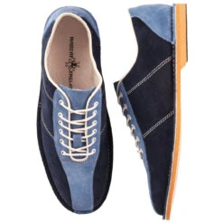 The Dude Mod Bowling Shoes (Tan) -Fashion House Store madcap england dude bowling shoes navy suede 1 74590.1661263578 5