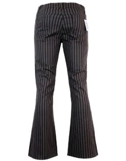 'Duke' - Retro 60s/70s Striped Flares By MADCAP 9 'Duke' - Retro 60s/70s Striped Flares By MADCAP -Fashion House Store madcap england duke flares blackgrey11 73035.1666958041