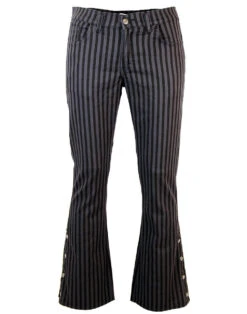 'Duke' - Retro 60s/70s Striped Flares By MADCAP 8 'Duke' - Retro 60s/70s Striped Flares By MADCAP -Fashion House Store madcap england duke flares blackgrey3 28733.1666958037