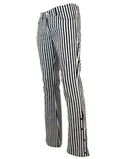 'Duke' - Retro 60s/70s Striped Flares By MADCAP BW -Fashion House Store madcap england duke flares blackwhite2 69147.1666957880
