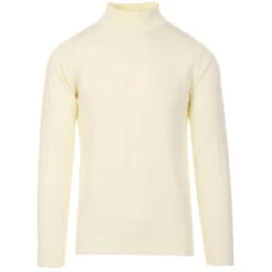 Eastwood Mock Turtleneck Jumper (W) -Fashion House Store madcap england eastwood mock turtleneck jumper winter white 1 36498.1661264984 1