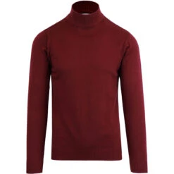 Eastwood Mock Turtleneck Jumper MO -Fashion House Store madcap england eastwood turtleneck zinfandel 5 96582.1661267055 7