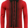 Everly 60s Mod Stripe Polo Cardigan -Fashion House Store madcap england everly polo red 4 27408.1661271246