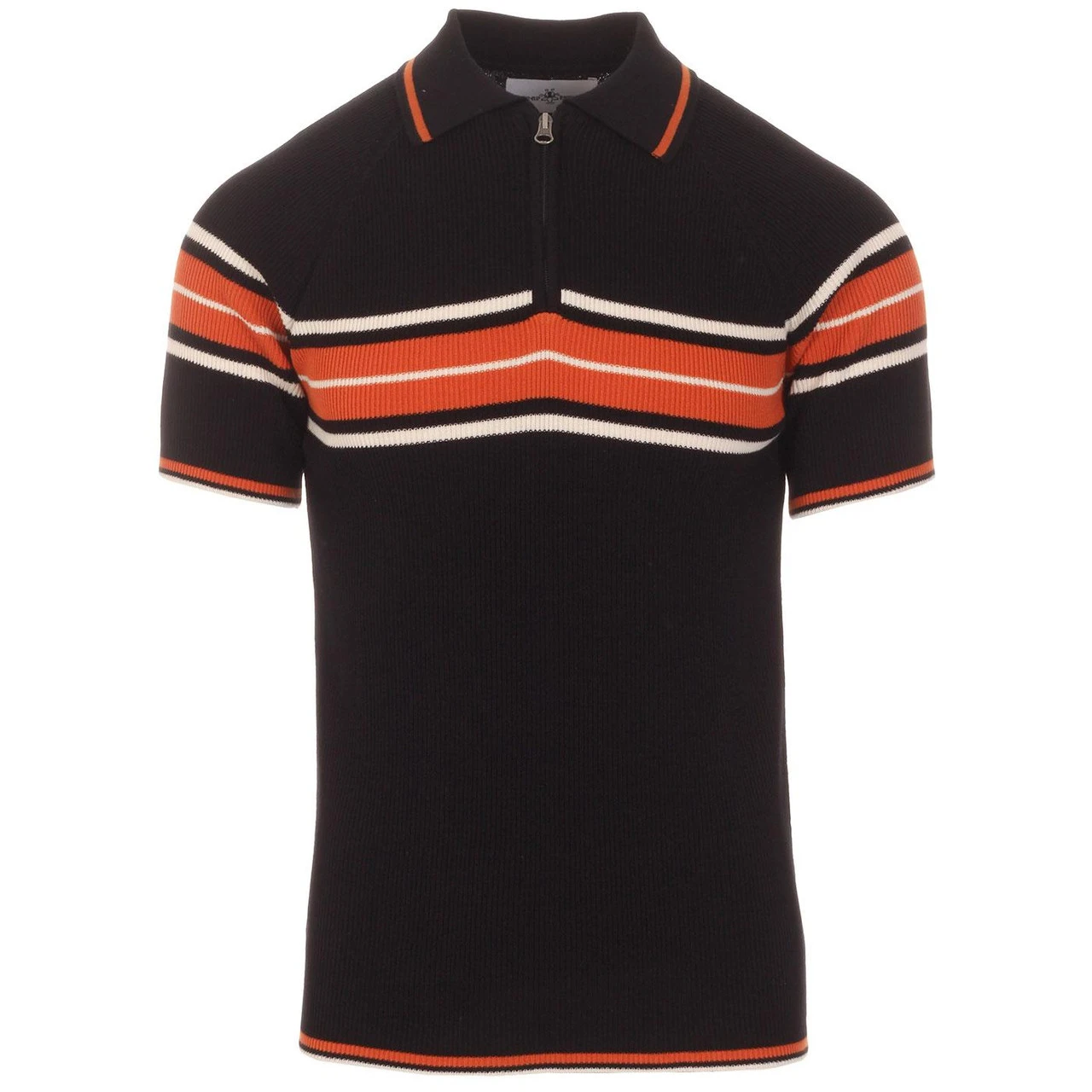 Fireball Mod Rib Zip Neck Polo (GG) 5 Fireball Mod Rib Zip Neck Polo (GG) - Image 3
