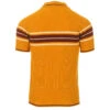 Fireball Mod Rib Zip Neck Polo (GG) -Fashion House Store madcap england fireball ribbed stripe polo gold 3 57981.1661264735 1