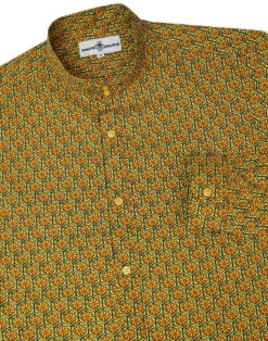 Fashion House Store -Fashion House Store madcap england floral hexagon shirt yellow 2 77427.1661268671